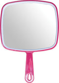 DMI Hand Held Lollipop Mirror - Fuchsia