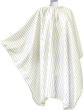 DMI Vintage Barber Cape Gold on White