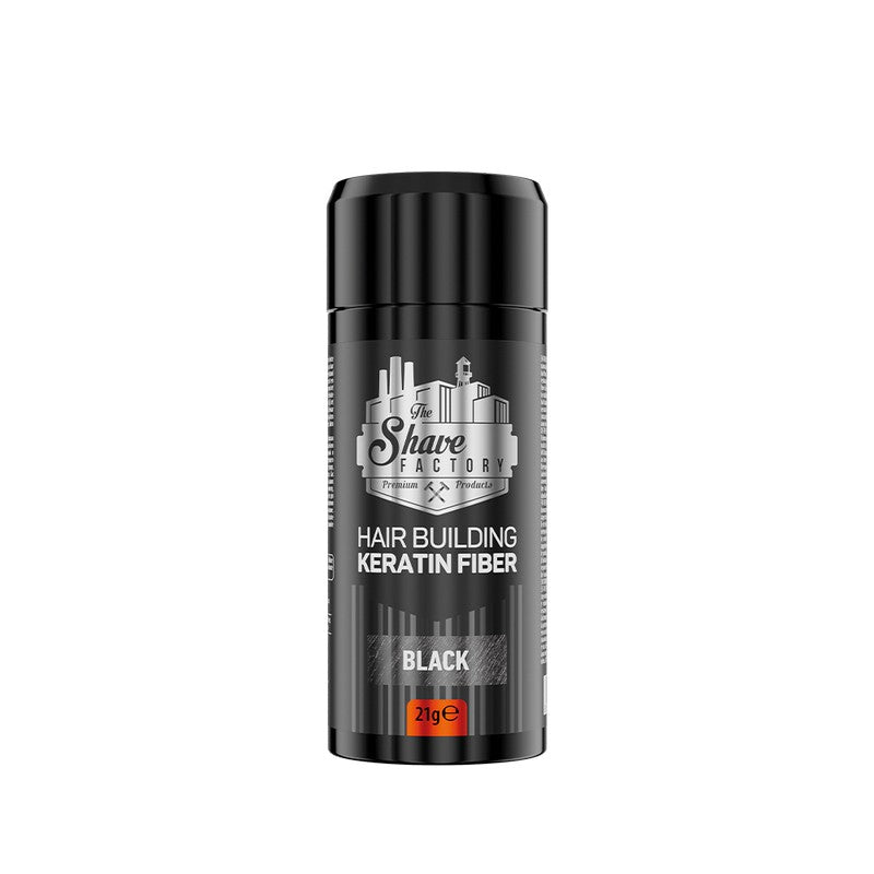 The Shave Factory Hair Building Keratin Fiber Black 21g