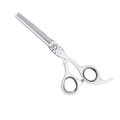 BarberStyle White Japanese Nero Thinning Scissors 6"