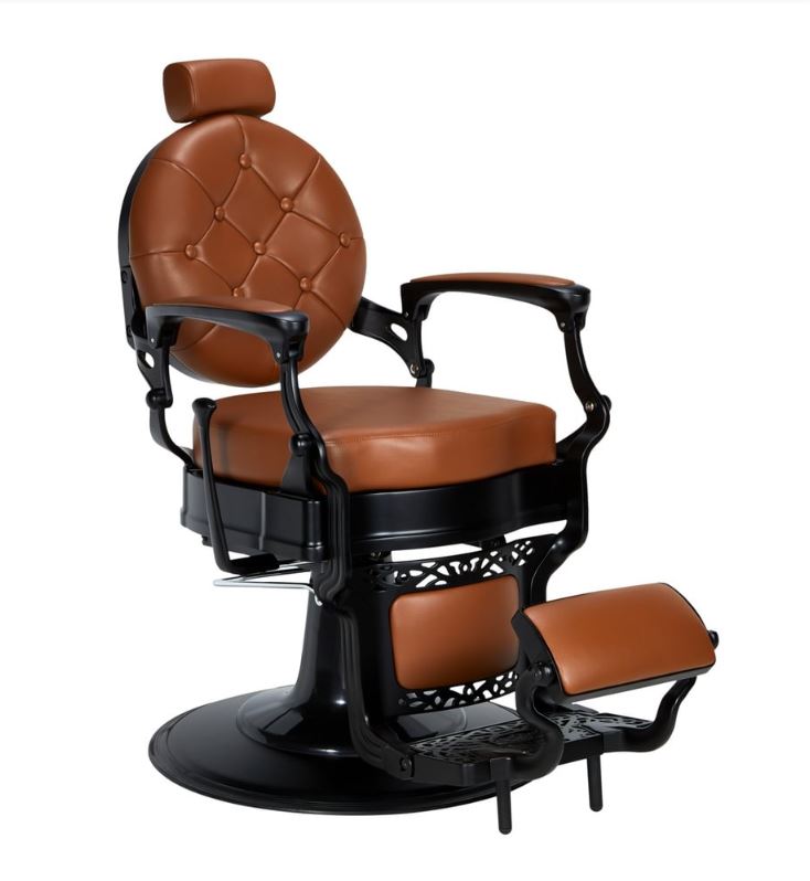 Mirplay Check Barber Chair Brown/Black