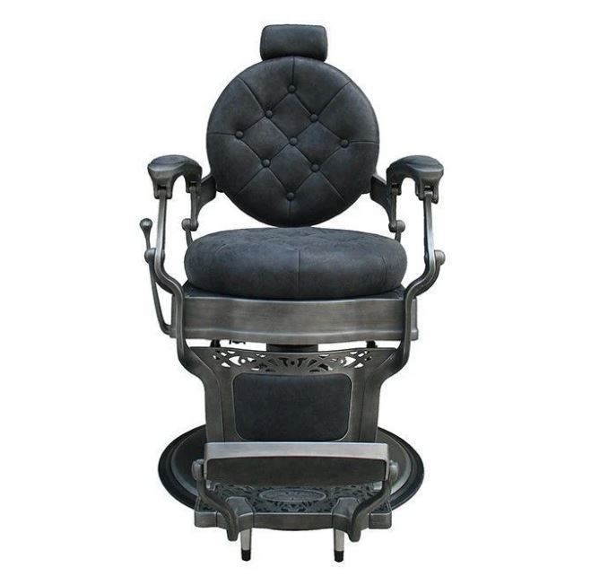 Mirplay Clint Vintage Style Barber Chair Black