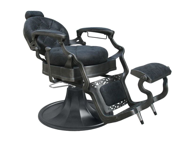 Mirplay Clint Vintage Style Barber Chair Black