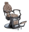 Mirplay Clint Vintage Style Barber Chair Brown