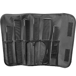 DMI Combank 6 Piece Carbon Comb Set - Black