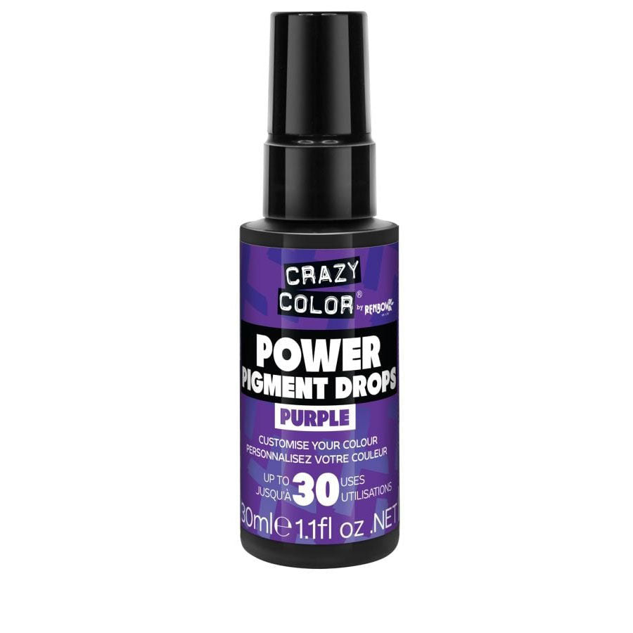 Crazy Color Power Pigment Drops Purple 30ml