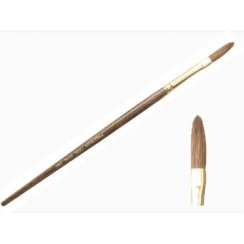 Cuccio Precision Acrylic Brush Oval Small Size 10