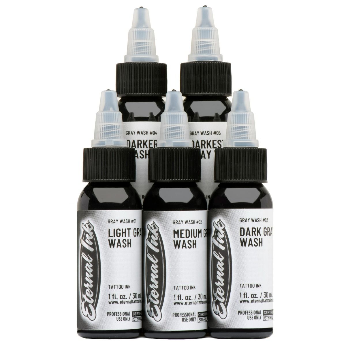 Eternal Ink Greywash Set (5 x 30ml)