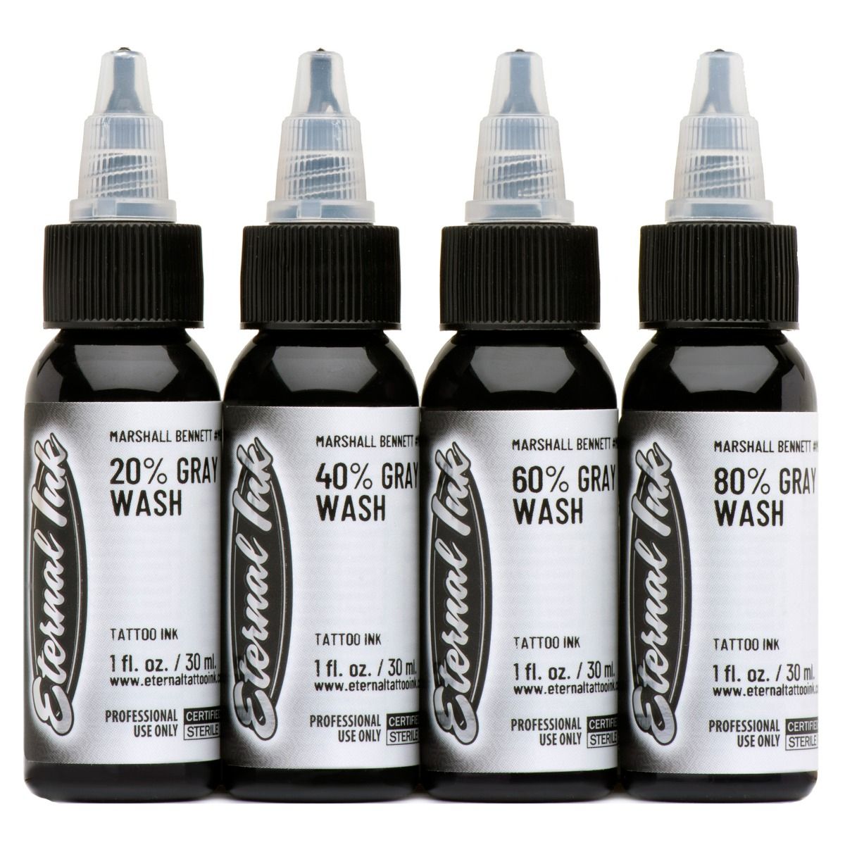 Eternal Ink Marshall Bennett Grey Wash Set (4 x 30ml)