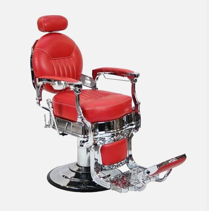 John Barber & Sons Fly Red Barber Chair