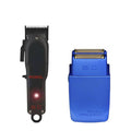 StyleCraft Rebel Clipper and StyleCraft Wireless Prodigy Shaver Metallic Blue