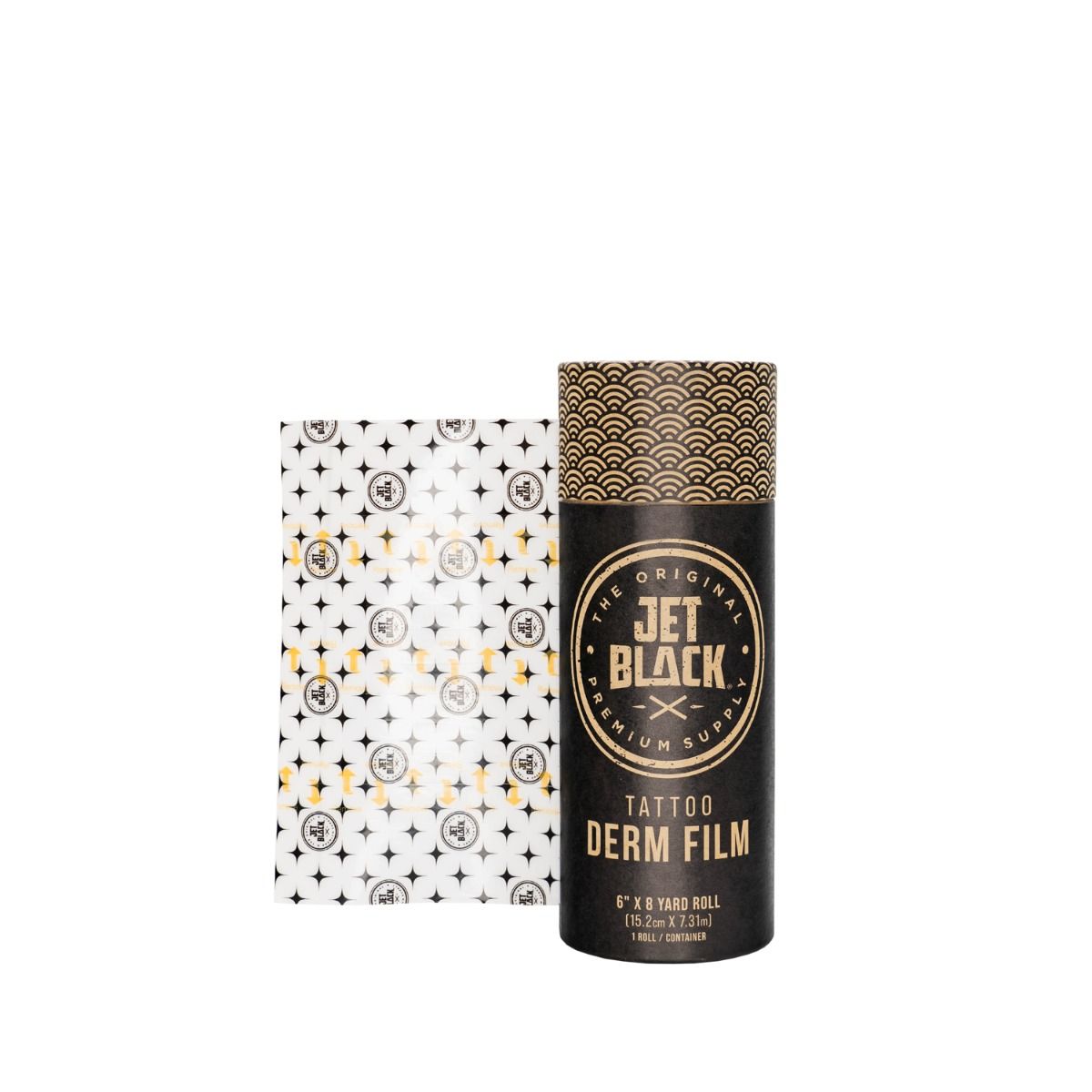 Jet Black Tattoo Derm Film 6" x 8