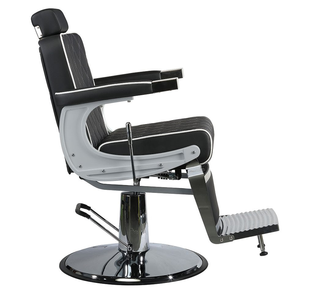Mirplay Karl Barber Chair Quilted Black