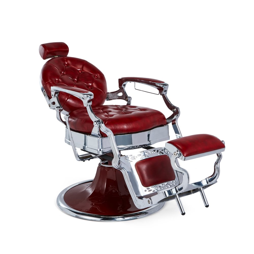 Mirplay Kirk Vintage Barber Chair Red