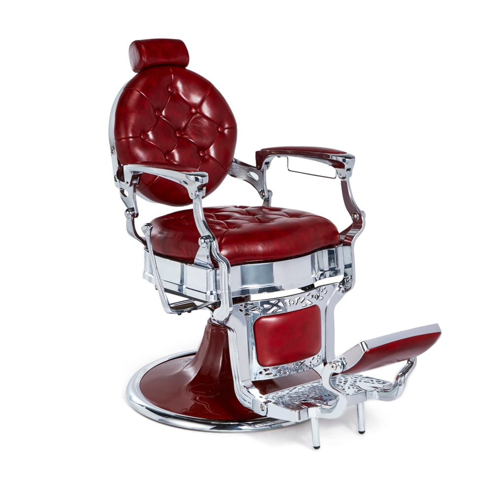 Mirplay Kirk Vintage Barber Chair Red
