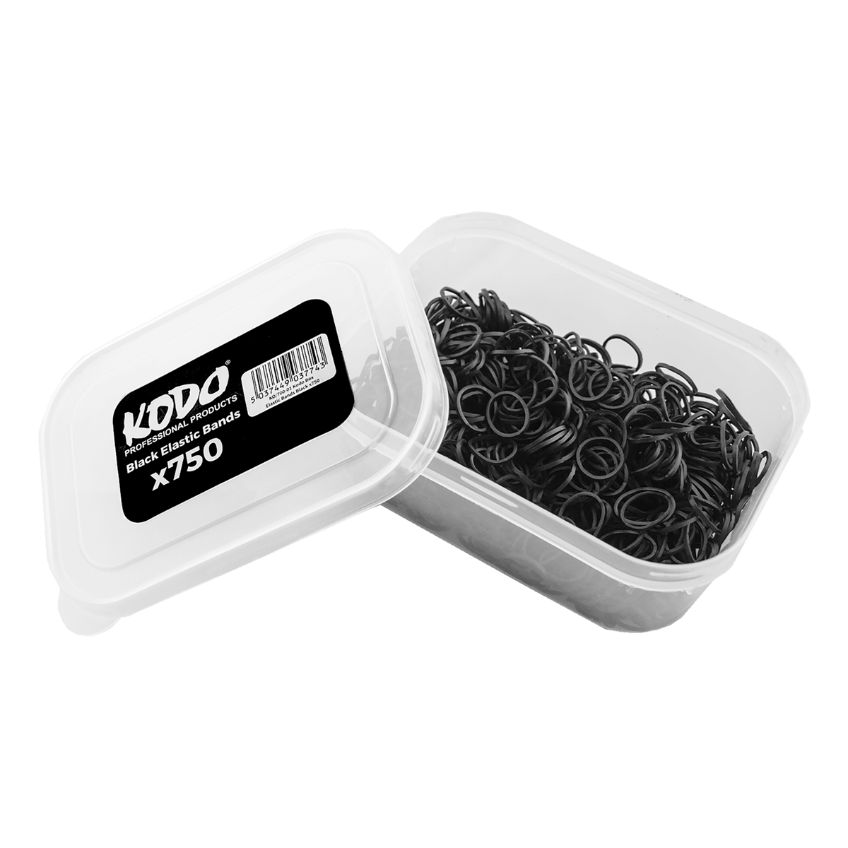 Kodo Black Elastic Bands (750)