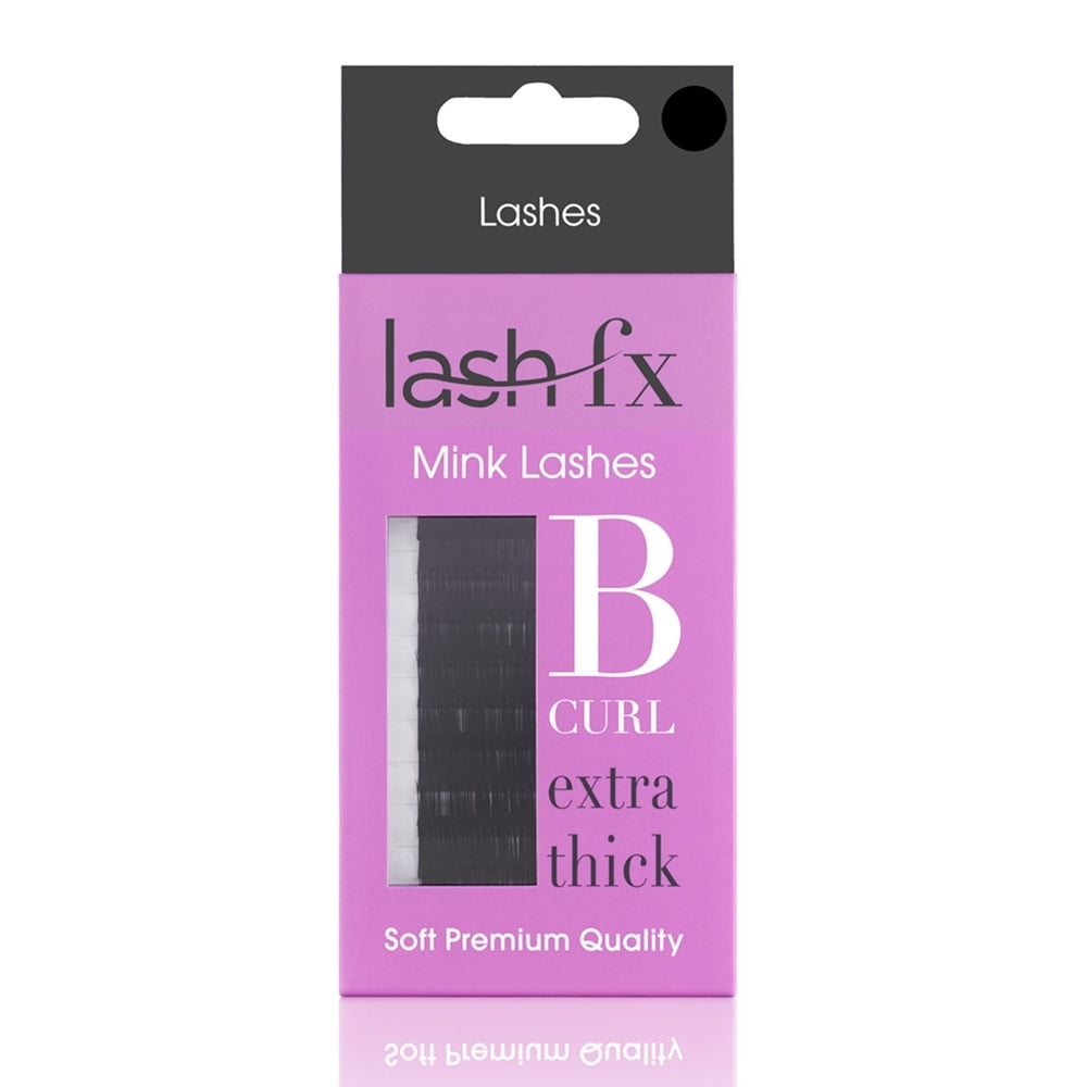 Lash FX Mink B Curl 0.20 Extra Thick Individual Lashes 11mm