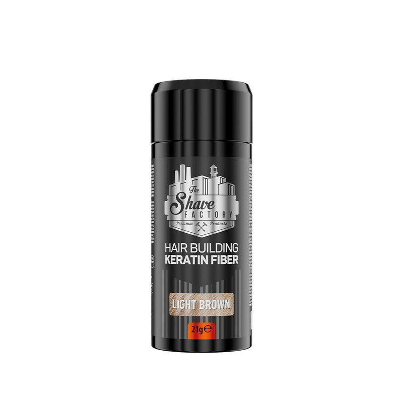 The Shave Factory Hair Building Keratin Fiber Light Brown 21g