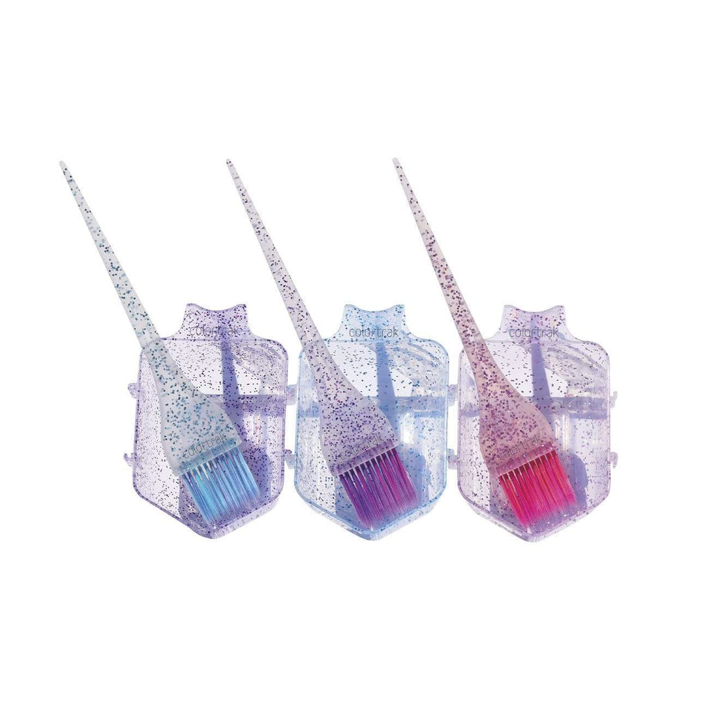 Colortrak Mini Glitter Trio Set Of 3 Brushes & Bowls