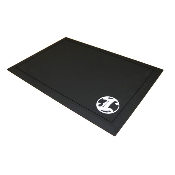 Irving Barber Co. Work Station Mat - Black/White