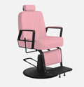 John Barber & Sons Plain Pink-Black Barber Chair
