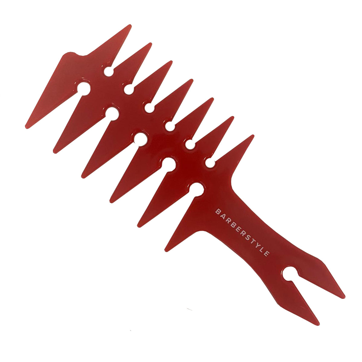 BarberStyle Rambo Comb Red