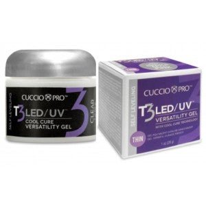 Cuccio T3 LED/UV Self Leveling Versatility Gel Clear 28g