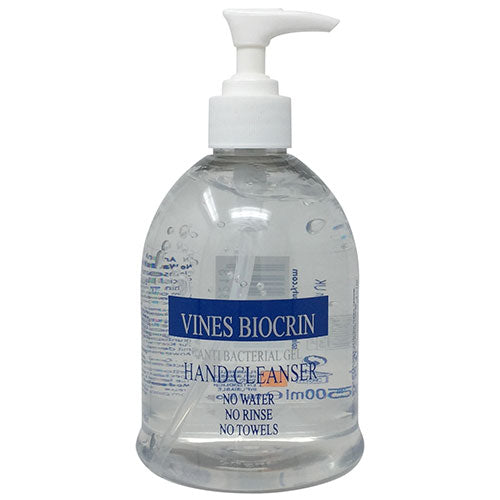 Vines Biocrin Anti Bacterial Gel Hand Cleanser 500ml