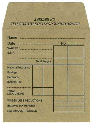 Agenda Wage Envelopes (50)